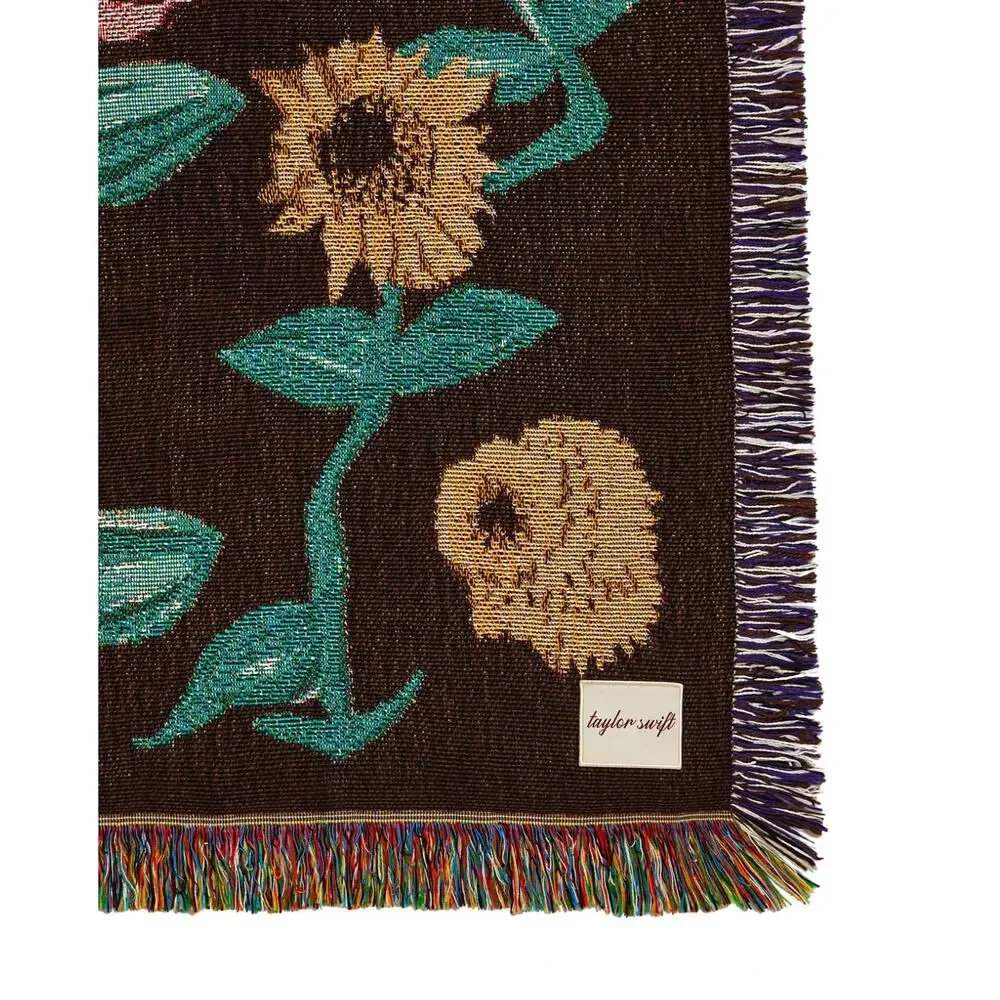 Taylor Swift Acoustic Piano Woven Blanket Eras Tour New Sealed Holiday Floral